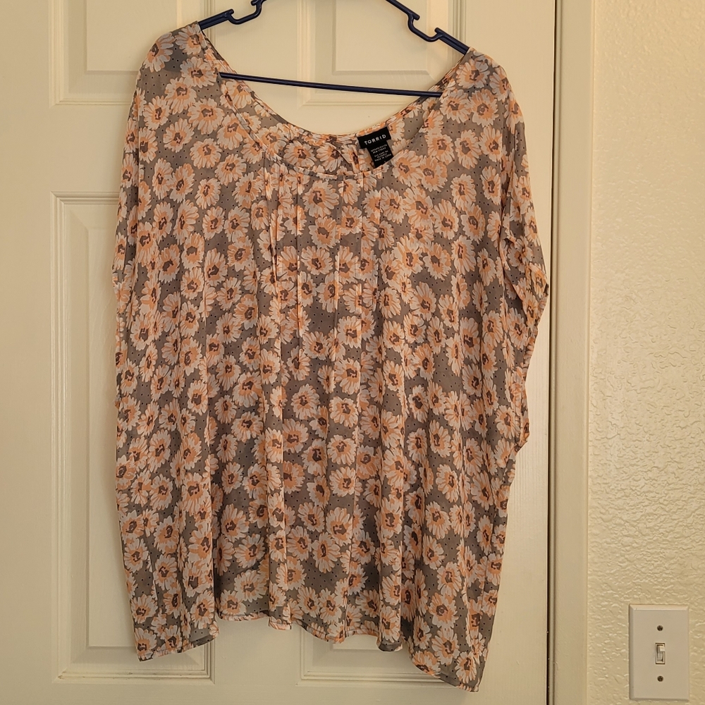 Torrid sheer top